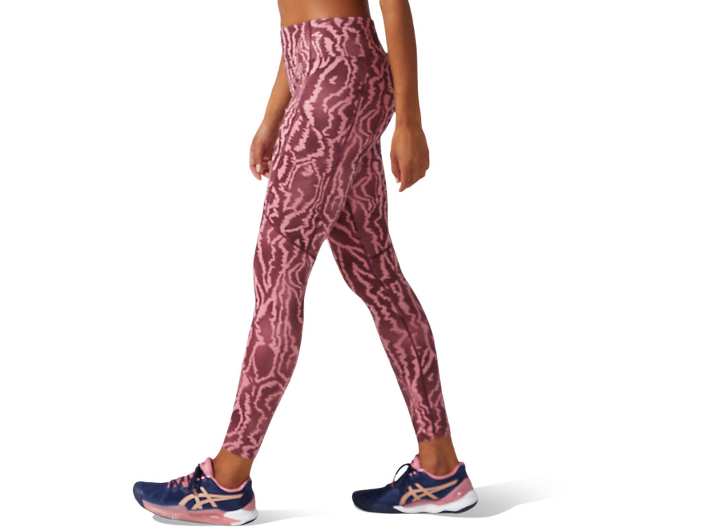 Women's Asics New Strong 92 Printed Leggings Fuchsia | 5162-BLSGZ