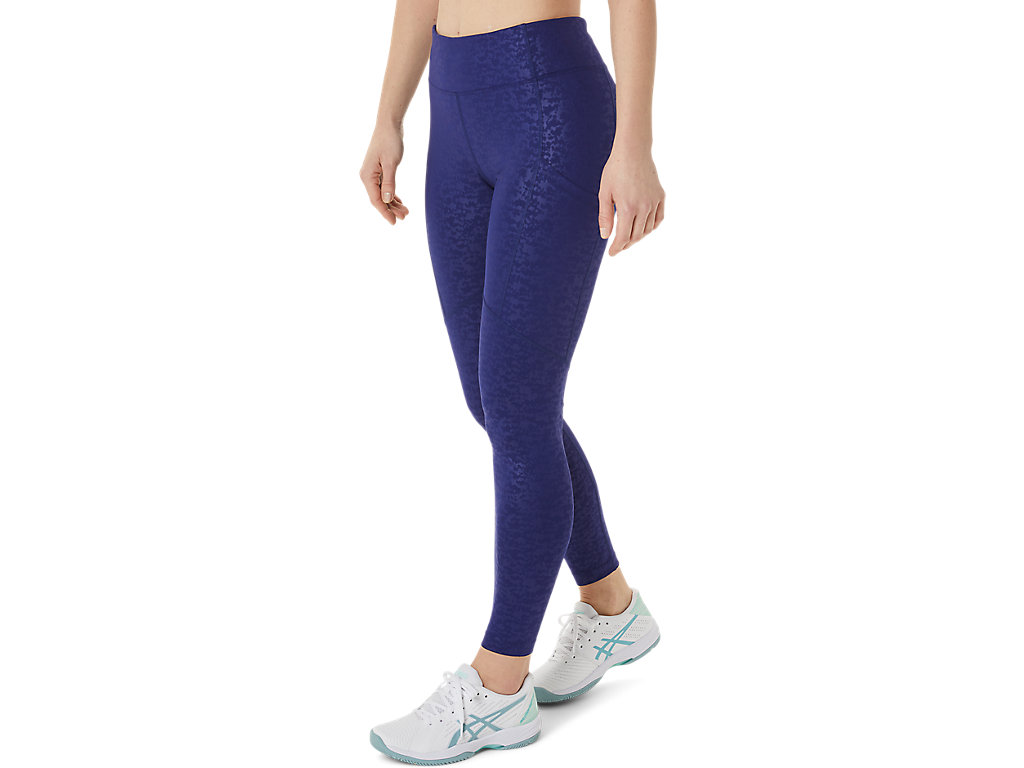 Women's Asics New Strong 92 Printed Leggings Blue | 5840-TSHKG