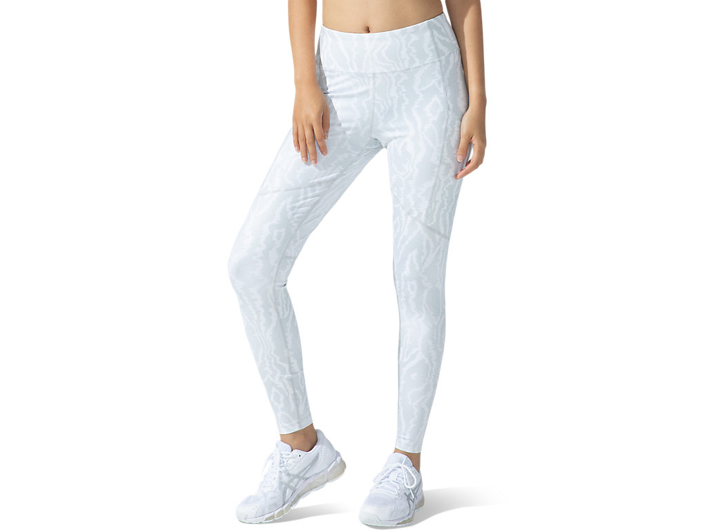 Women's Asics New Strong 92 Printed Leggings White | 6259-DEGQC