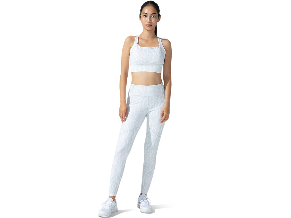 Women's Asics New Strong 92 Printed Leggings White | 6259-DEGQC