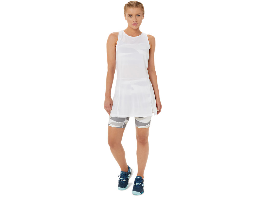 Women's Asics New Strong 92 Skirts White | 4375-XTBVI