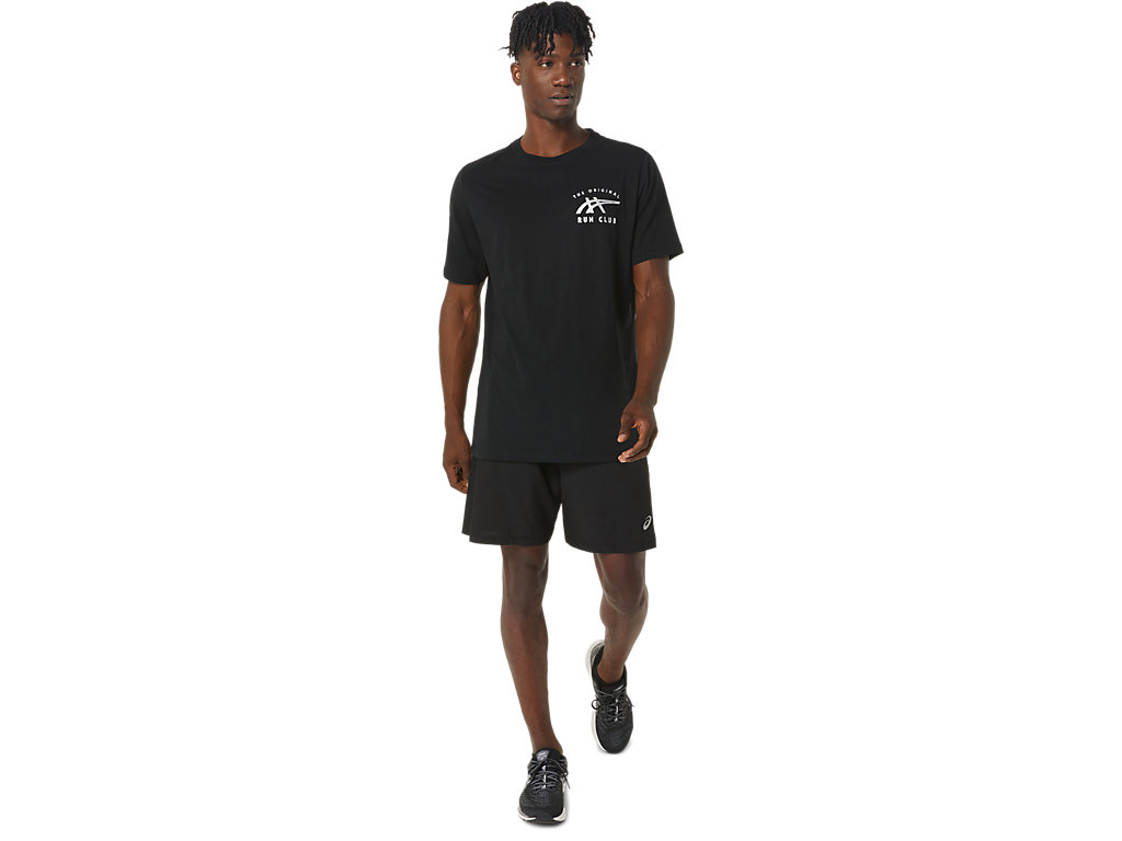 Women's Asics Orc Luminous Small Logo Ss Tee T Shirts Black | 2390-FZJIE