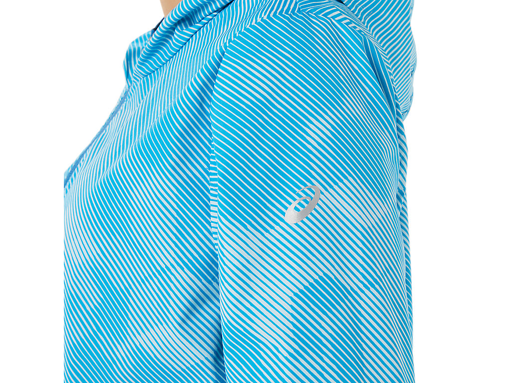 Women's Asics Packable Jackets Light Turquoise / Blue | 0621-LAUTF