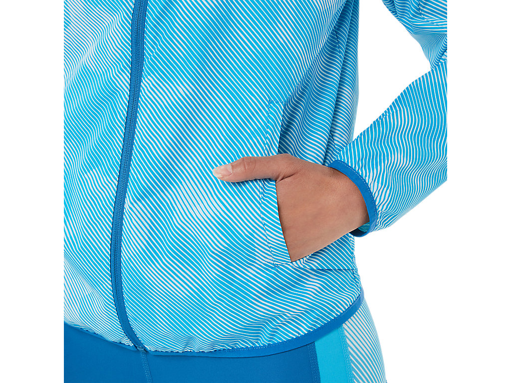 Women's Asics Packable Jackets Light Turquoise / Blue | 0621-LAUTF