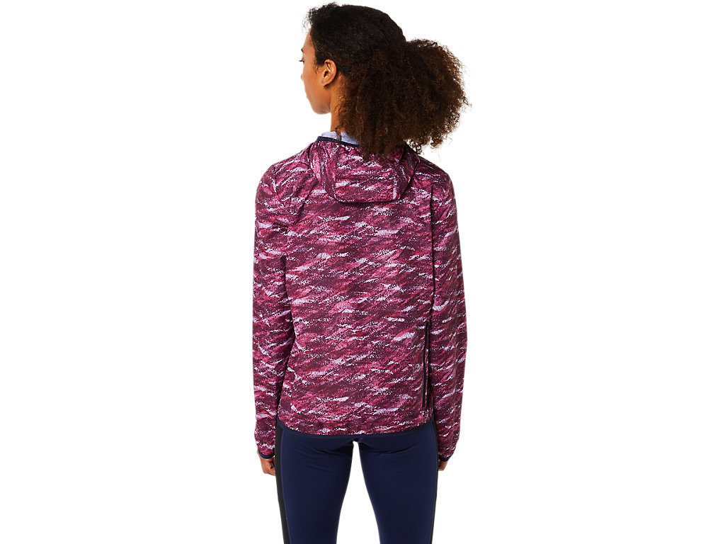 Women's Asics Packable Jackets Navy | 5063-VYUIM