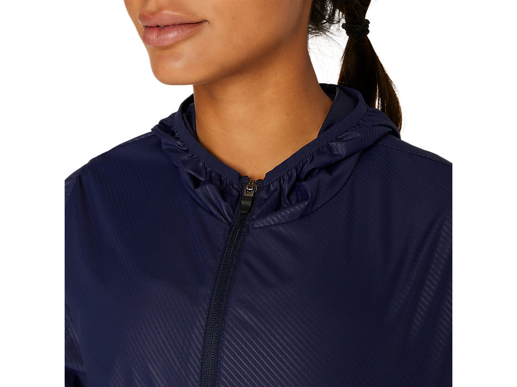 Women's Asics Packable Jackets Navy | 9642-PANKH