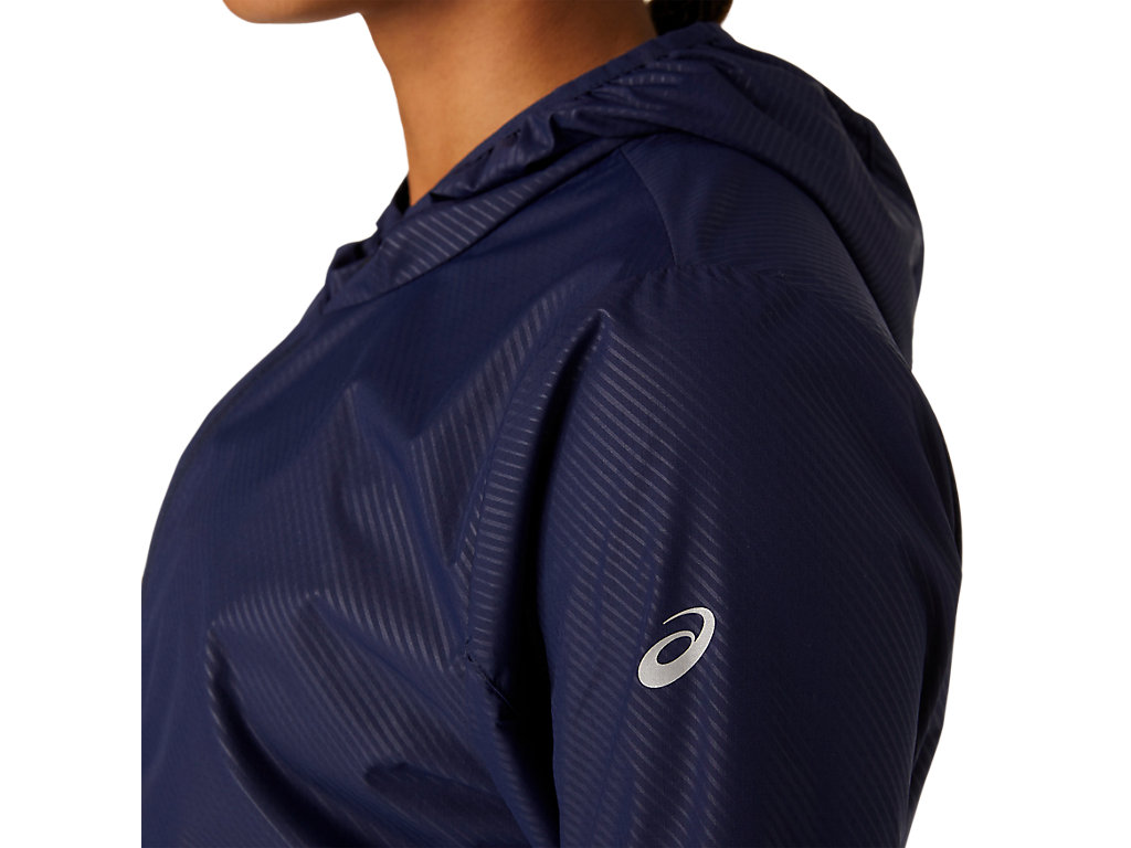 Women's Asics Packable Jackets Navy | 9642-PANKH