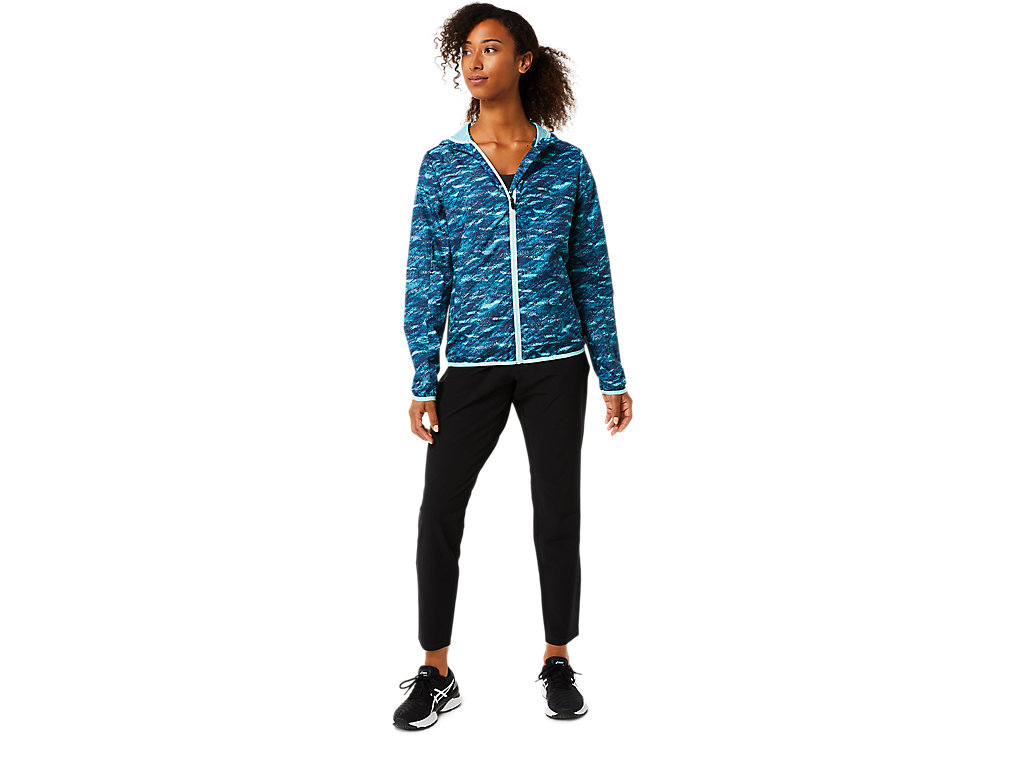 Women's Asics Packable Jackets Turquoise | 2315-QKVRE