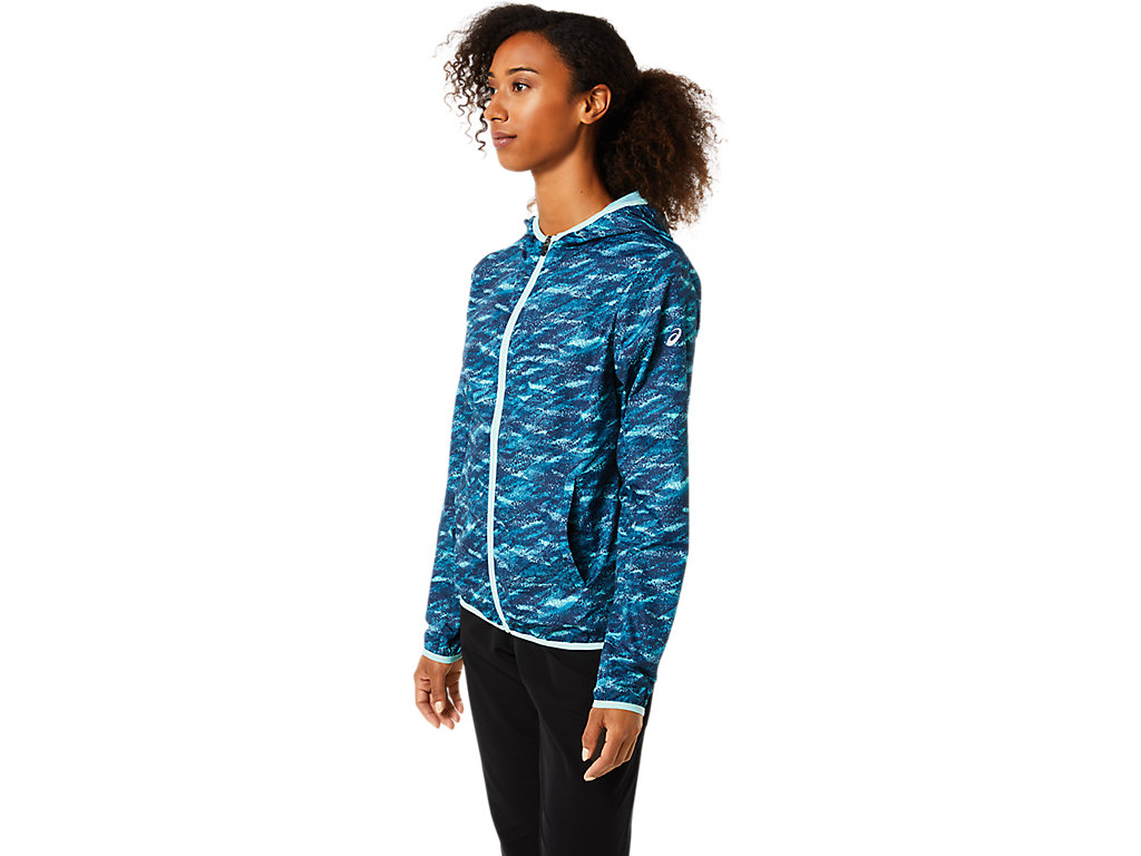 Women's Asics Packable Jackets Turquoise | 2315-QKVRE