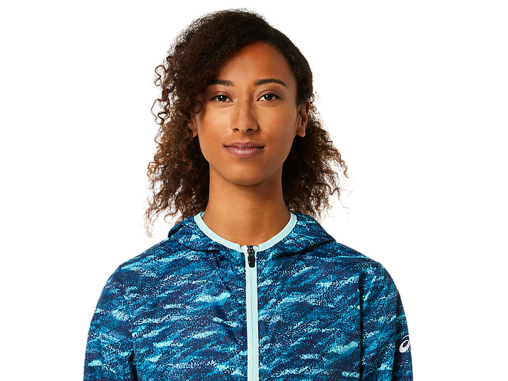 Women's Asics Packable Jackets Turquoise | 2315-QKVRE