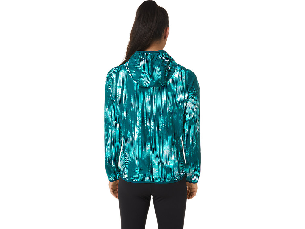 Women's Asics Packable Jackets Turquoise | 3827-QBSLP