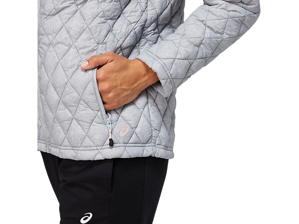 Women's Asics Performance Insulated Jackets Grey | 0317-MYXWN