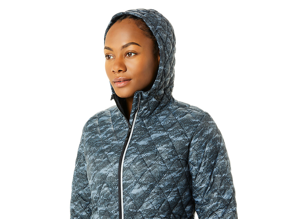 Women's Asics Performance Insulated Jackets Light Blue | 5681-CPSAH