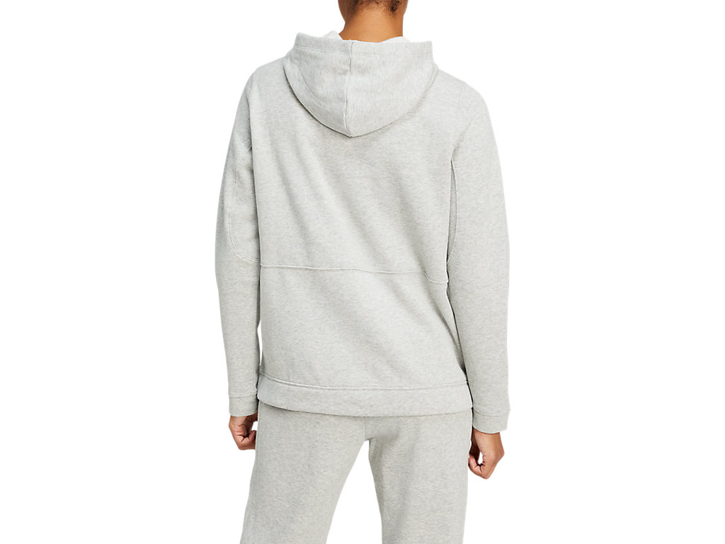 Women's Asics Pullover Hoodie Light Grey | 4831-ABJLM