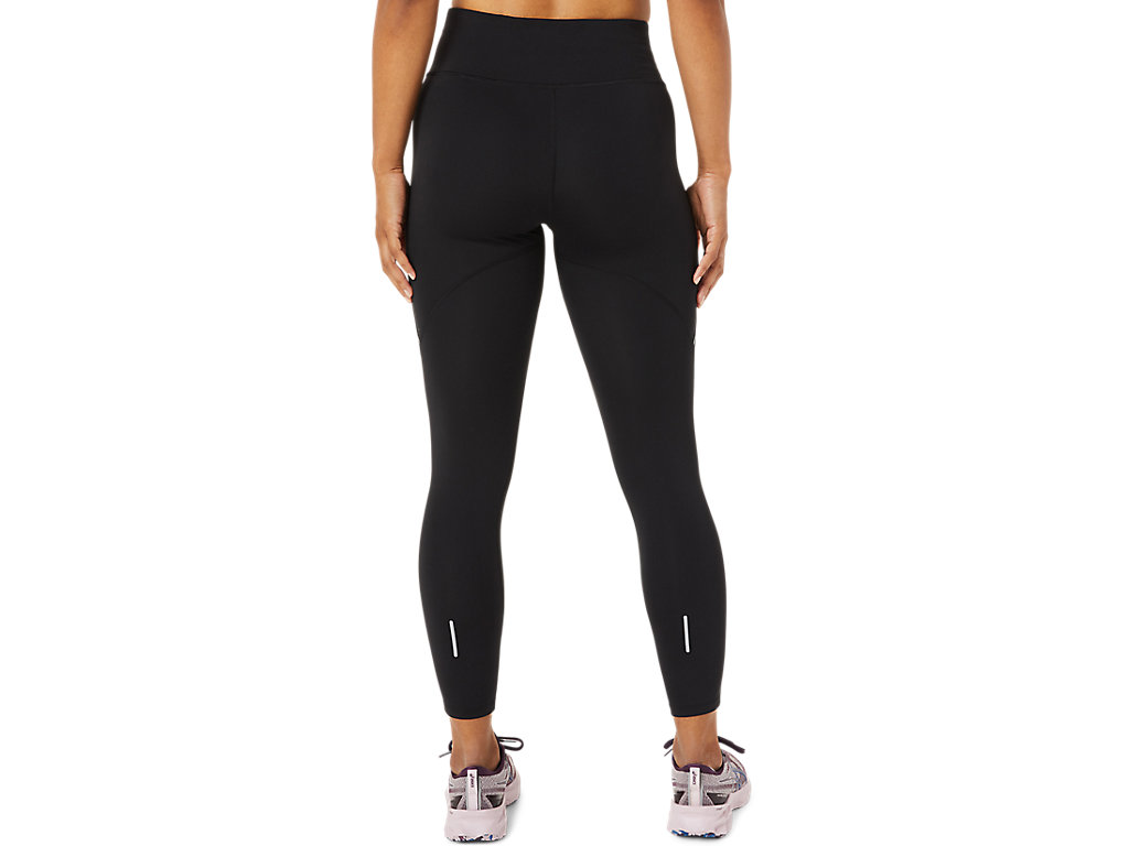 Women's Asics Race High Waist Leggings Black | 8795-ZGFHE