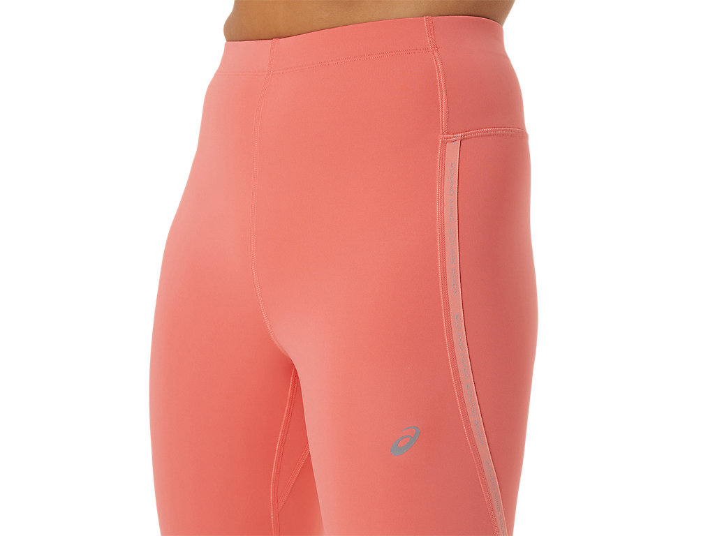 Women's Asics Race High Waist Leggings Pink | 2148-SKDMB