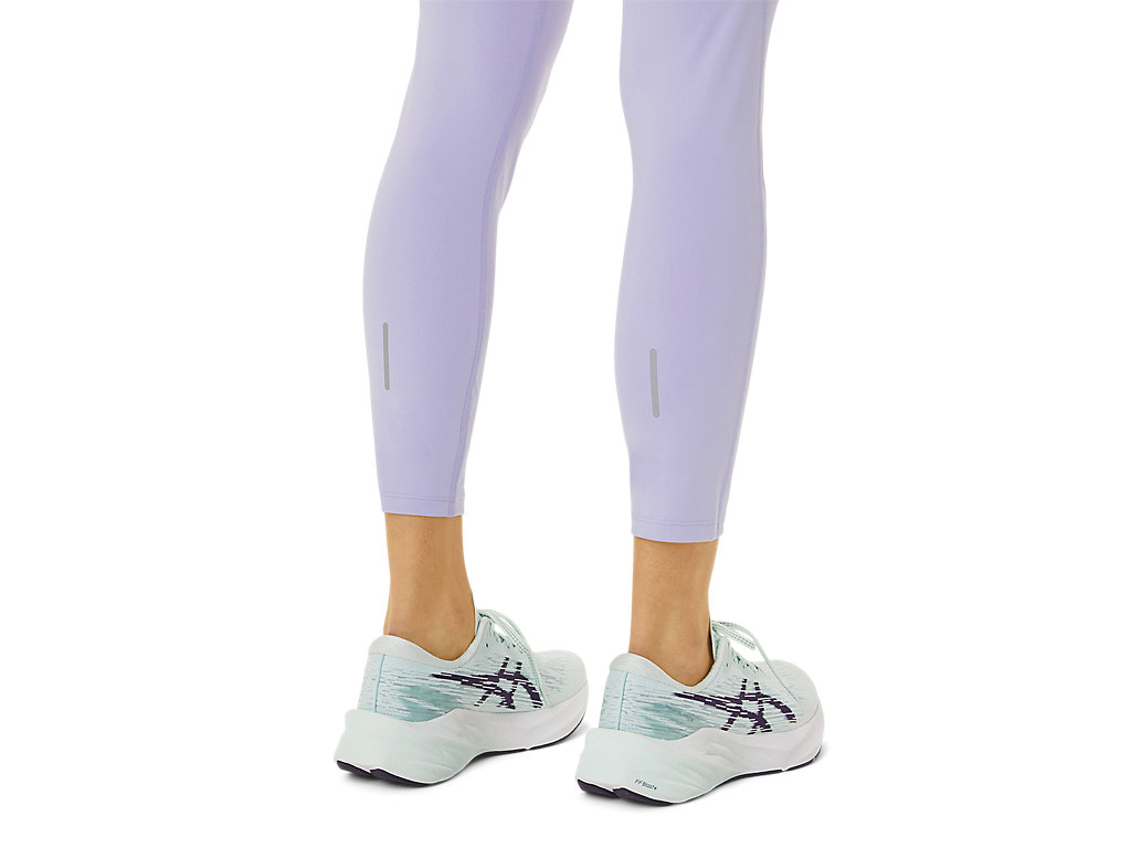 Women's Asics Race High Waist Leggings Purple | 3547-FGNBR