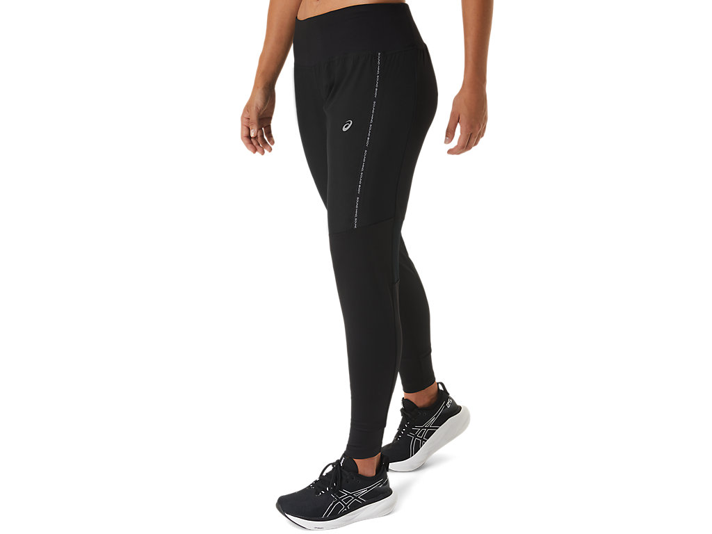 Women's Asics Race Pants Black | 8104-XOTGN