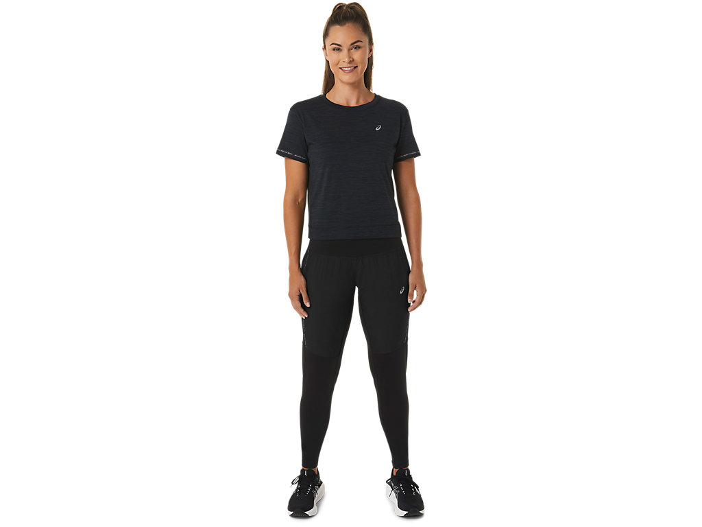 Women's Asics Race Pants Black | 8104-XOTGN