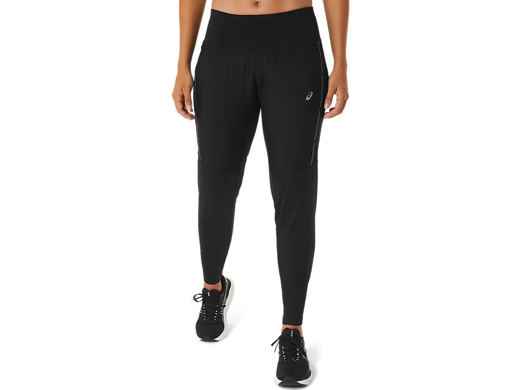 Women\'s Asics Race Pants Black | 8104-XOTGN