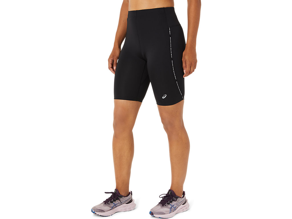 Women's Asics Race Sprinter Leggings Black | 0578-QOYTF