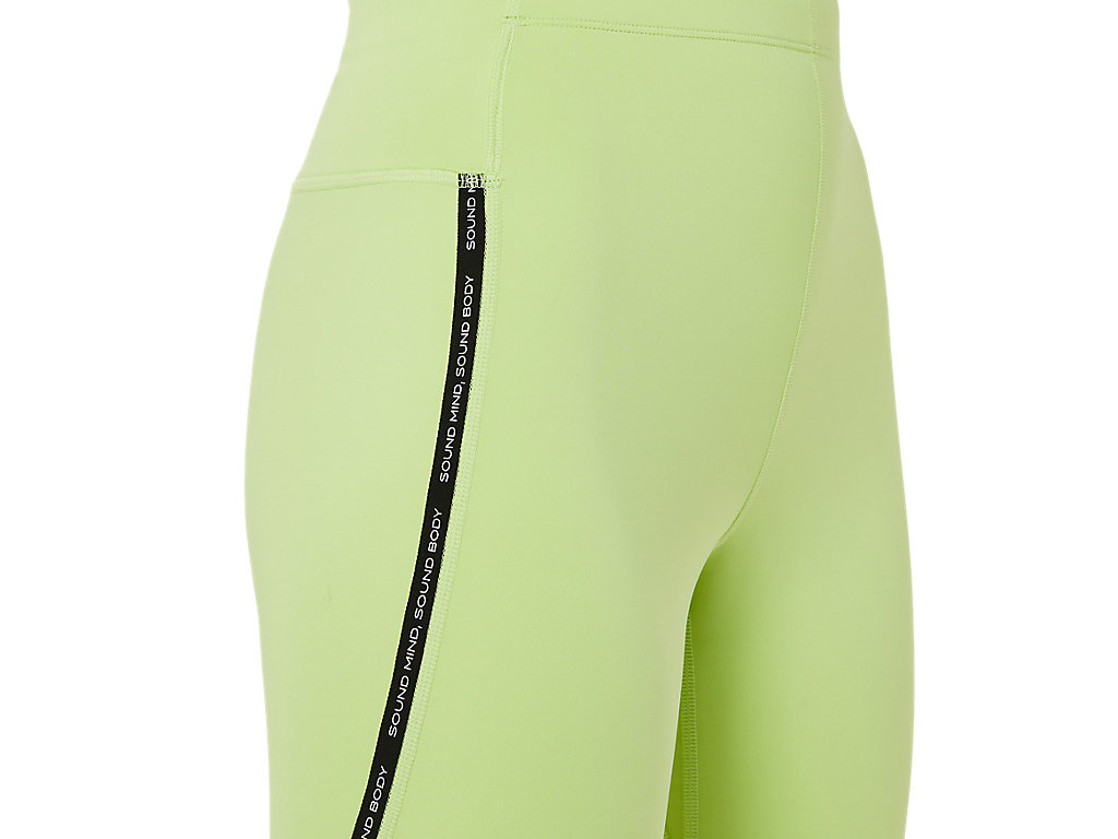 Women's Asics Race Sprinter Leggings Light Green | 9071-NRHLZ