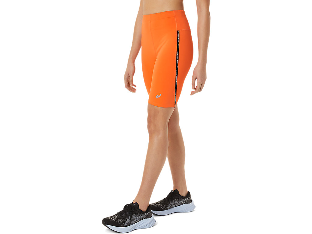 Women's Asics Race Sprinter Leggings Orange | 8461-POWDL