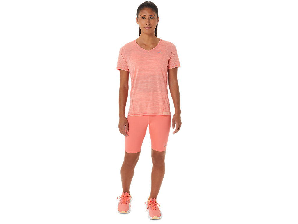 Women's Asics Race Sprinter Leggings Pink | 5162-IVMGD