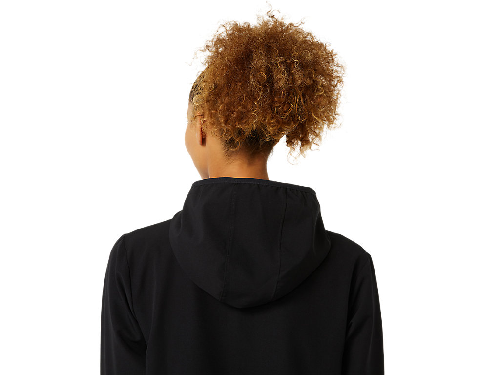 Women's Asics Ready-Set Jackets Black | 3450-UFANI