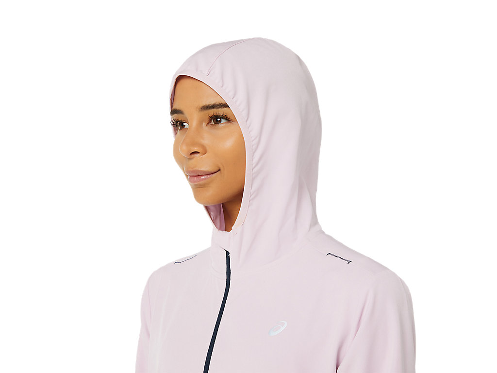 Women's Asics Ready-Set Jackets Rose / Blue | 0456-BAEVG