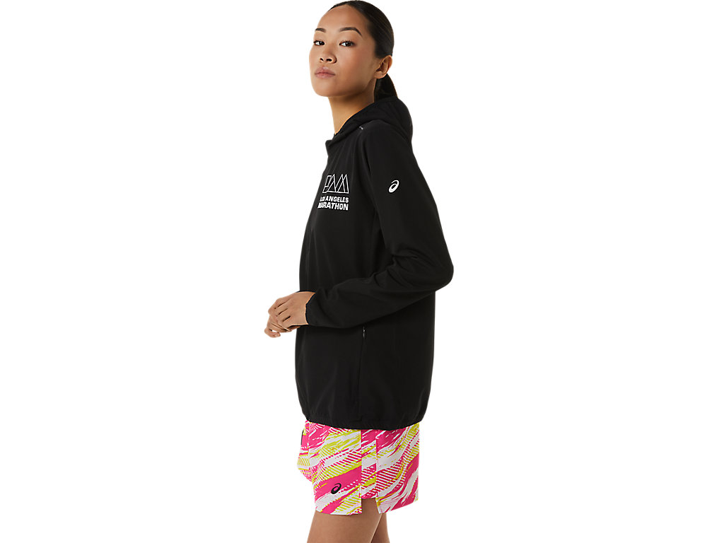 Women's Asics Ready-Set Lam Jackets Black | 6352-DONRS