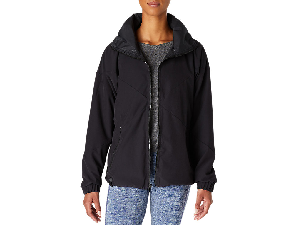 Women's Asics Reversible Jackets Black | 2937-TMPCH