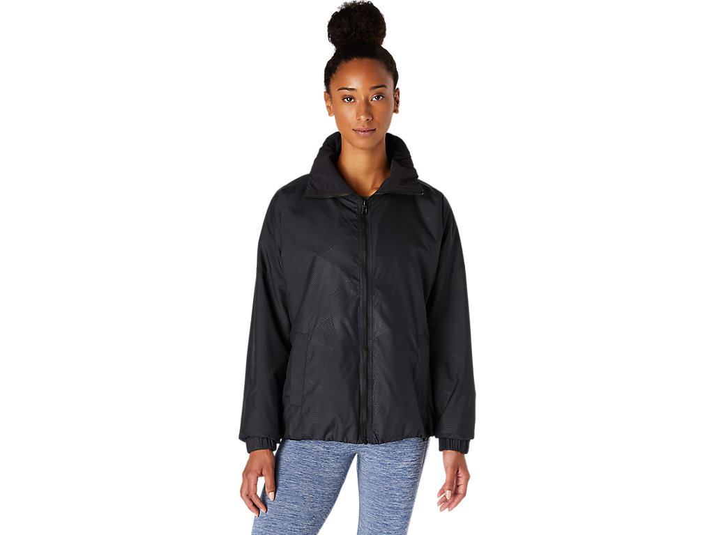 Women\'s Asics Reversible Jackets Black | 2937-TMPCH