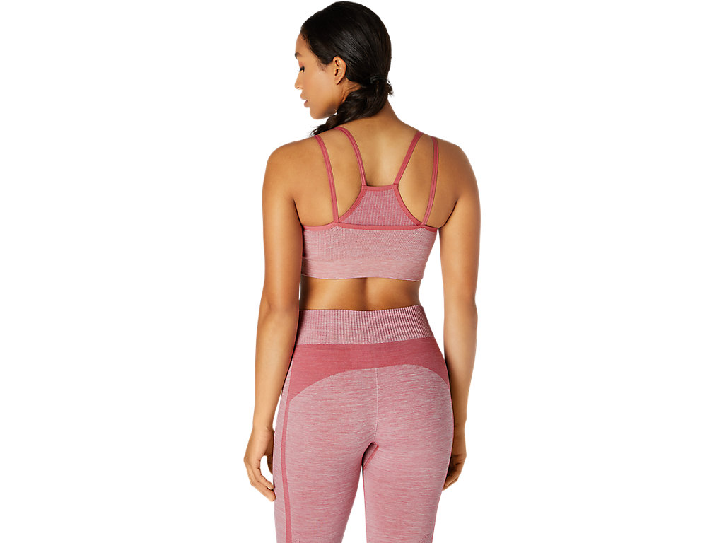 Women's Asics Reversible Seamless Sports Bra Rose | 0179-TPZGW