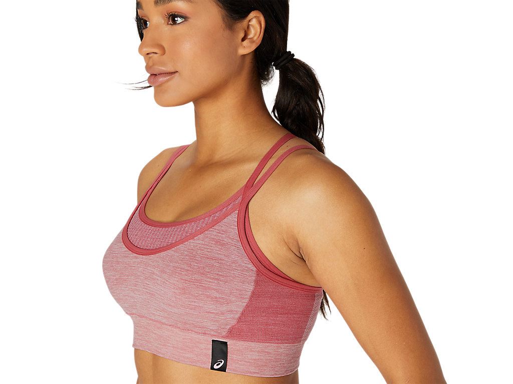 Women's Asics Reversible Seamless Sports Bra Rose | 0179-TPZGW