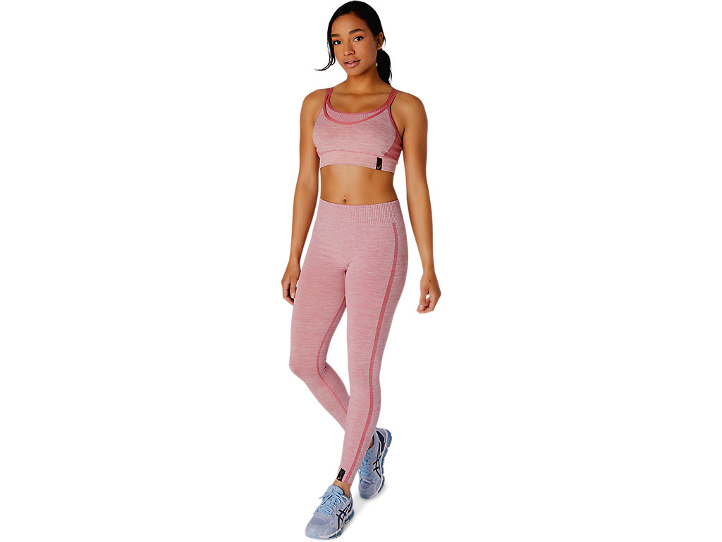 Women's Asics Reversible Seamless Sports Bra Rose | 0179-TPZGW