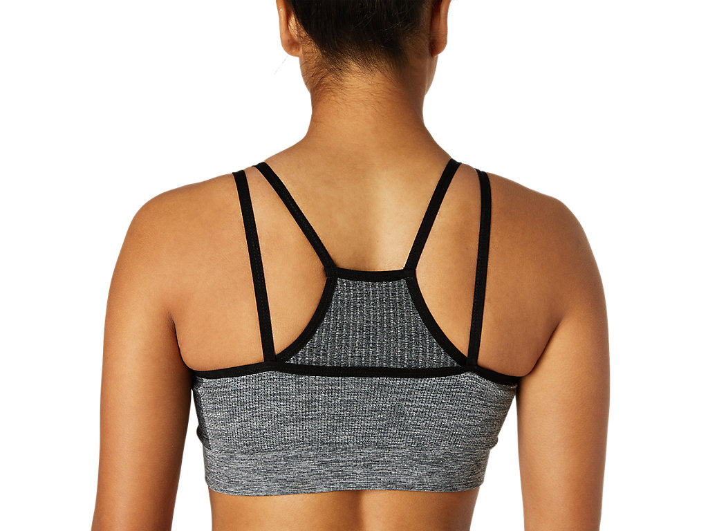 Women's Asics Reversible Seamless Sports Bra Black | 3627-QHGID