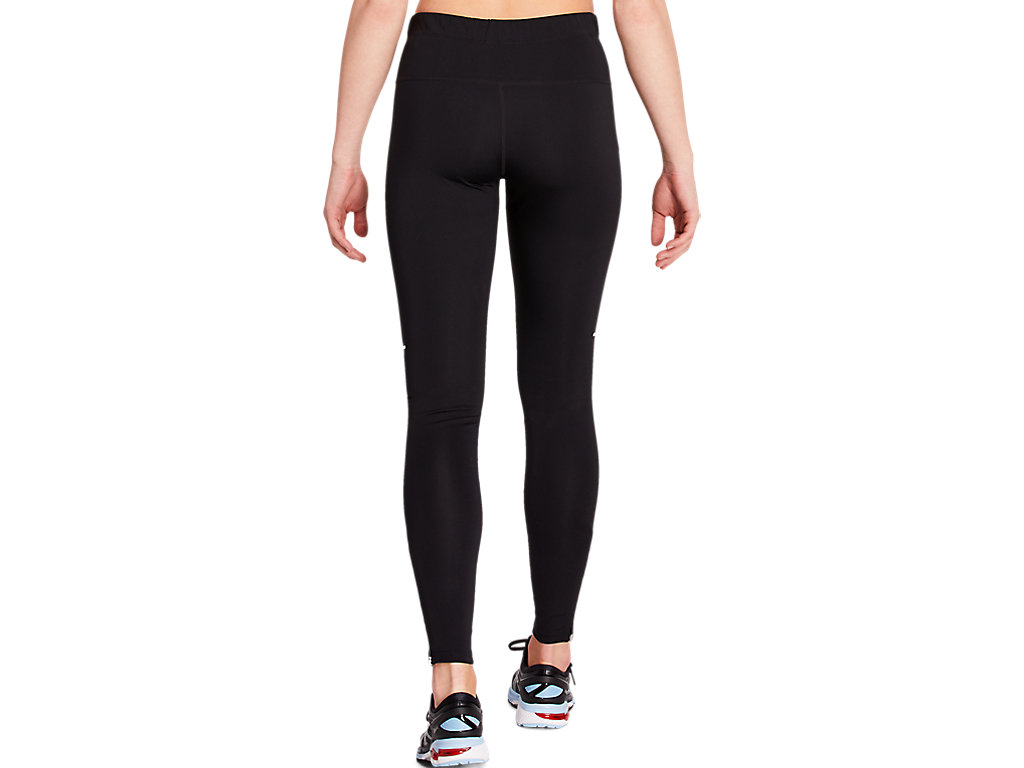 Women's Asics Run Lite Show Leggings Black | 7624-TDUHJ