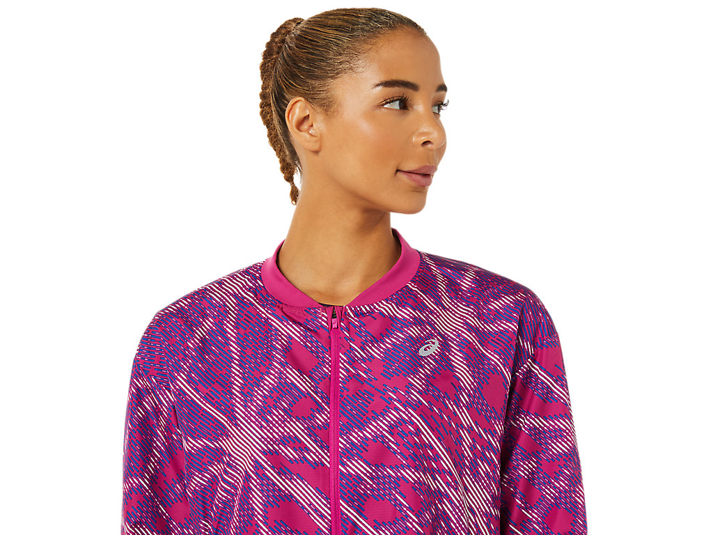 Women's Asics Sakura Jackets Fuchsia | 8640-QTXWO