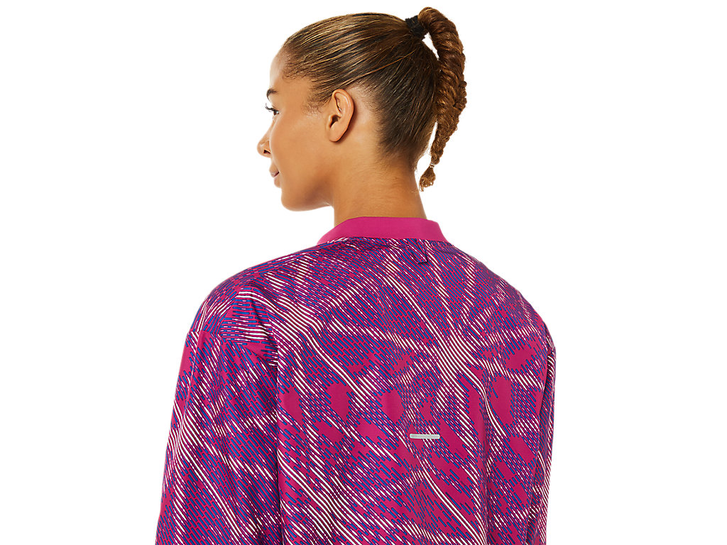 Women's Asics Sakura Jackets Fuchsia | 8640-QTXWO