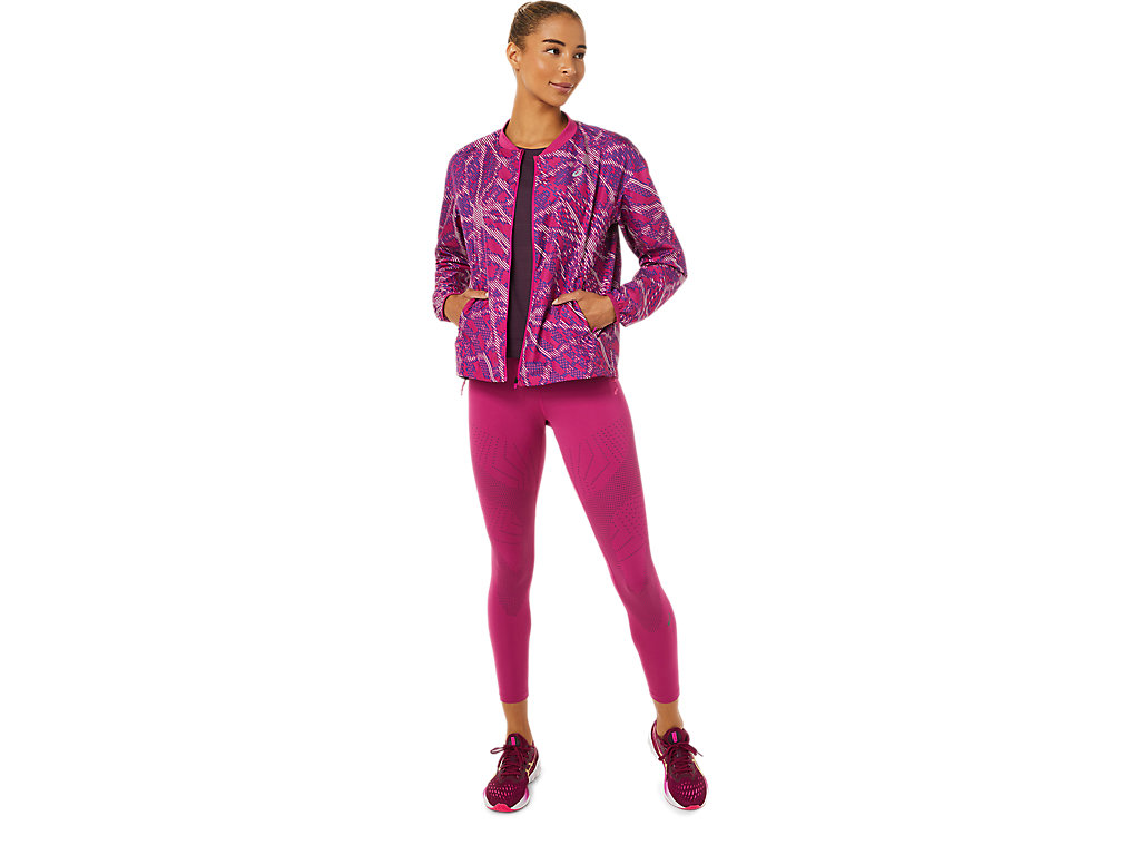 Women's Asics Sakura Jackets Fuchsia | 8640-QTXWO