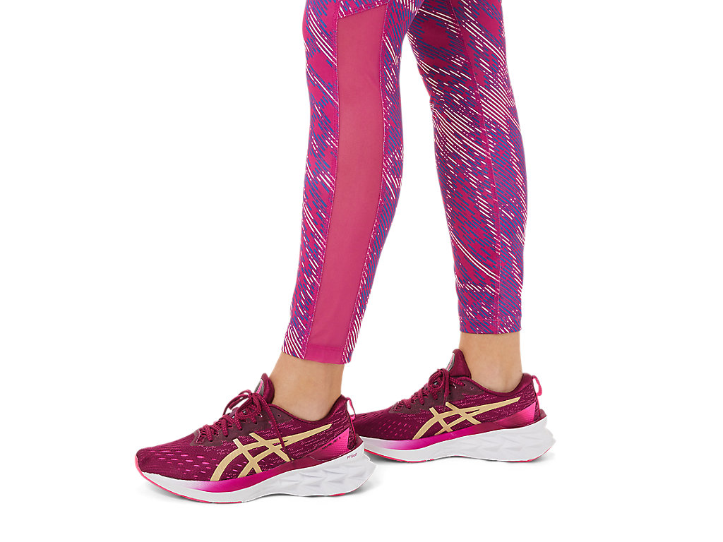 Women's Asics Sakura Leggings Fuchsia | 9146-EJTBN