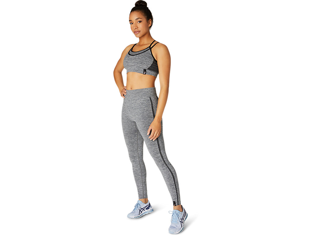 Women's Asics Seamless Leggings Black | 9324-AUQLW