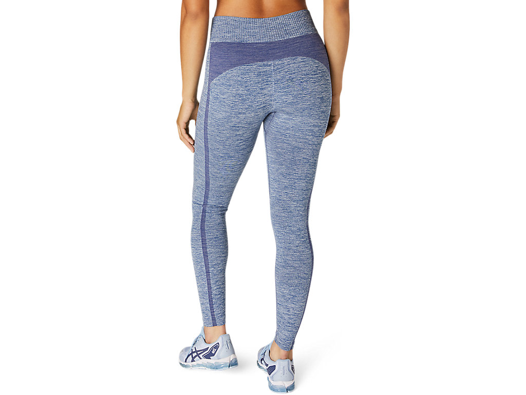 Women's Asics Seamless Leggings Blue | 9370-VPHML