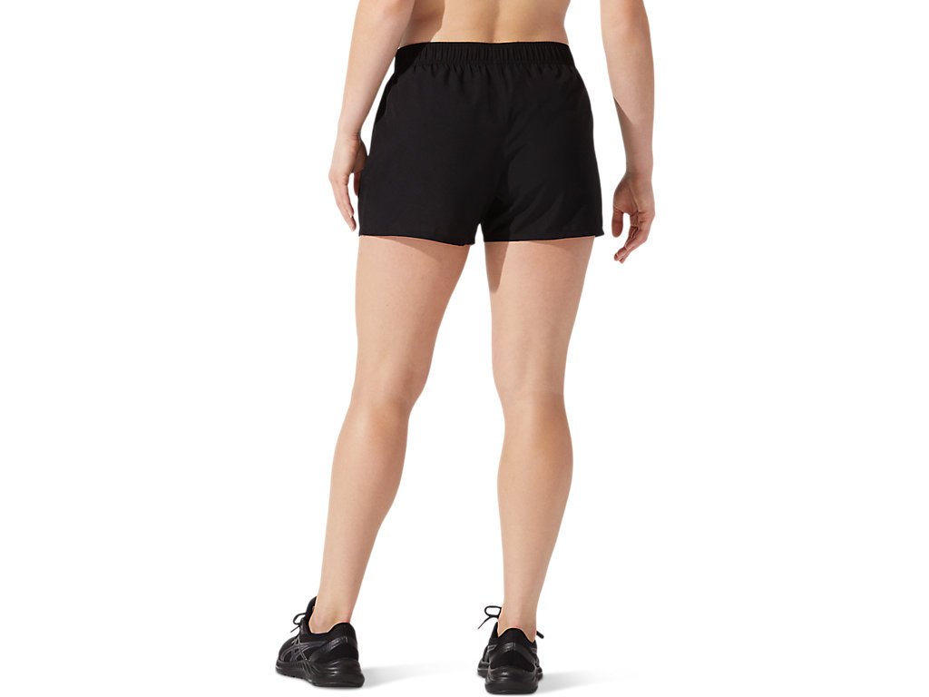 Women's Asics Silver 4in Pants Black | 4720-USVFI