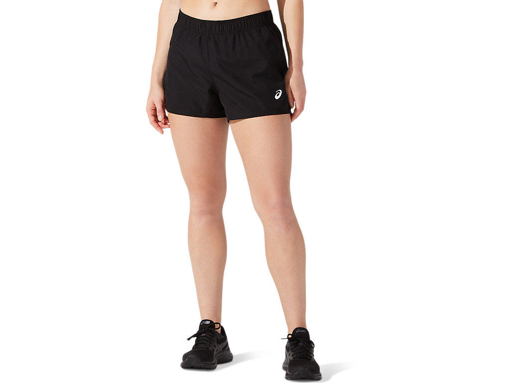 Women\'s Asics Silver 4in Pants Black | 4720-USVFI