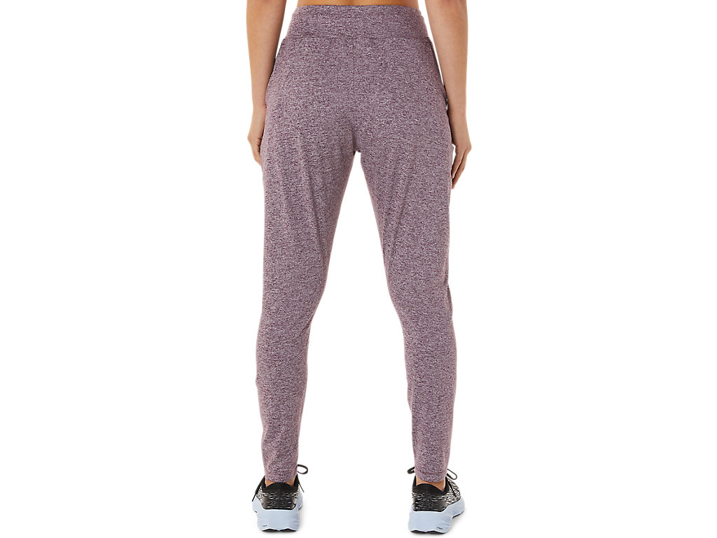 Women's Asics Soft Stretch Knit Pants Purple | 1792-JDORT