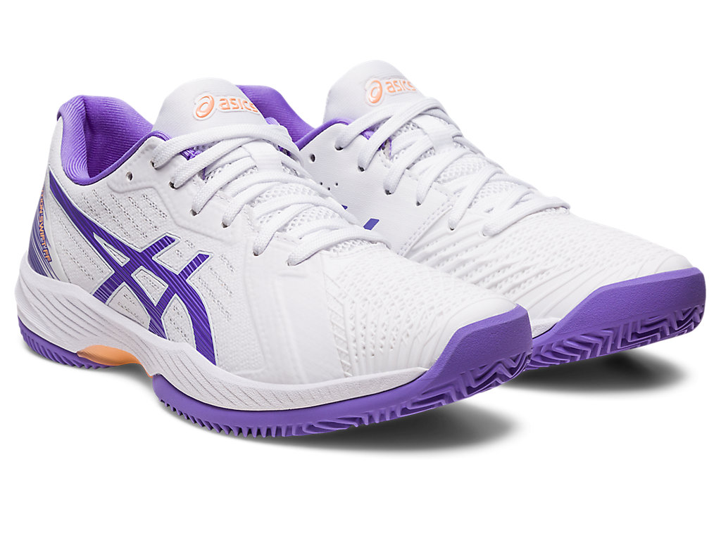 Women's Asics Solution Swift Ff Clay Tennis Shoes White | 4593-AYQSN