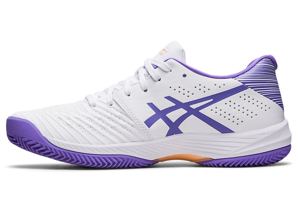 Women's Asics Solution Swift Ff Clay Tennis Shoes White | 4593-AYQSN