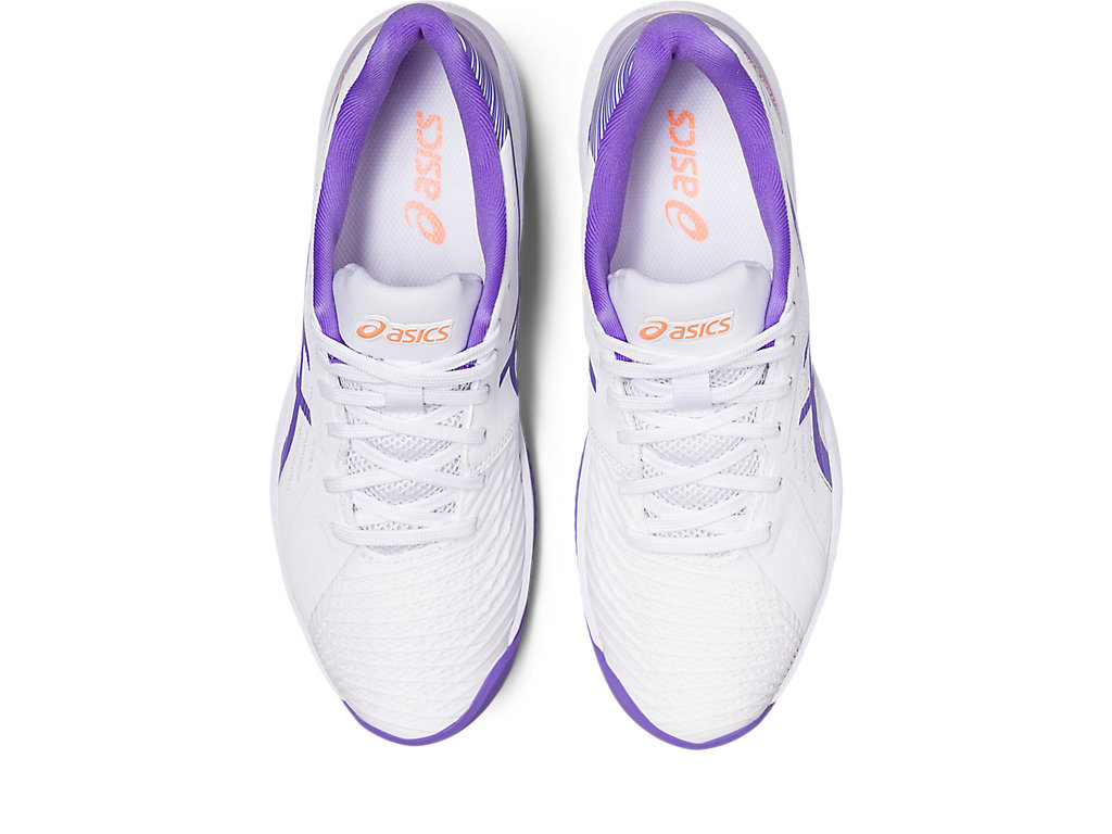 Women's Asics Solution Swift Ff Clay Tennis Shoes White | 4593-AYQSN